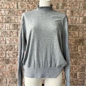 H&M mock neck knit sweater